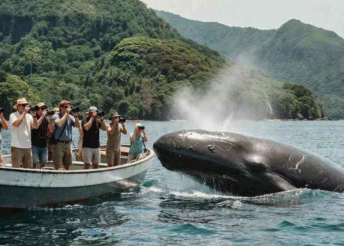 Roseau: Guided Dolphin and Whale Watching Tour with Drinks whale watching Dominica